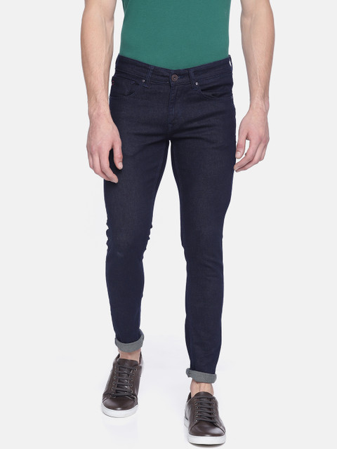 

SPYKAR Men Blue Super Skinny Fit Low-Rise Clean Look Stretchable Jeans