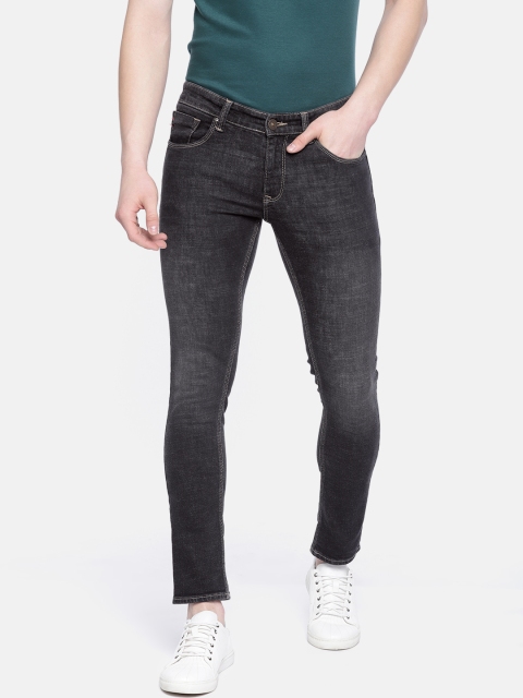 

SPYKAR Men Black Super Skinny Fit Low-Rise Clean Look Stretchable Jeans