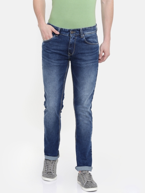 

SPYKAR Men Blue Skinny Fit Low-Rise Clean Look Stretchable Jeans