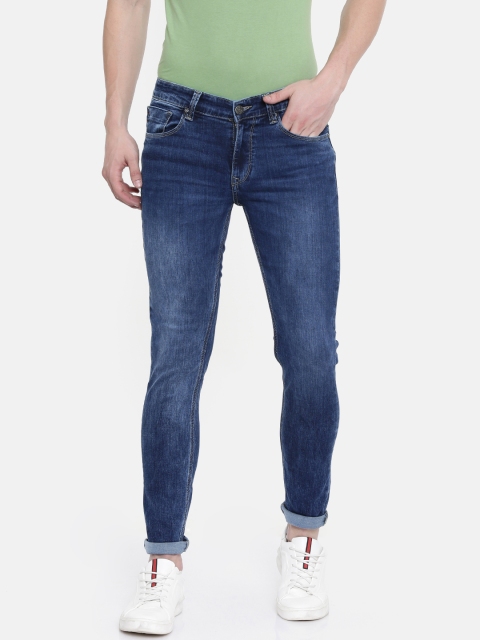 

SPYKAR Men Blue Super Skinny Fit Low-Rise Clean Look Stretchable Jeans