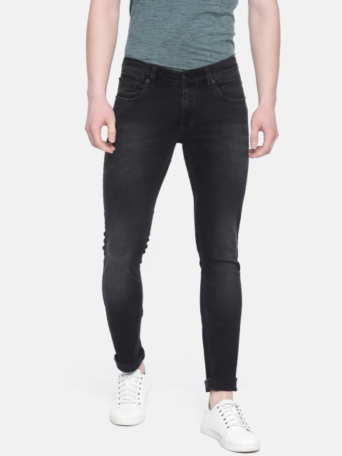 

SPYKAR Men Black Skinny Fit Low-Rise Clean Look Stretchable Jeans