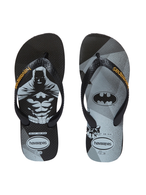 

Havaianas Men Top Herois DC Black Printed Thong Flip-Flops
