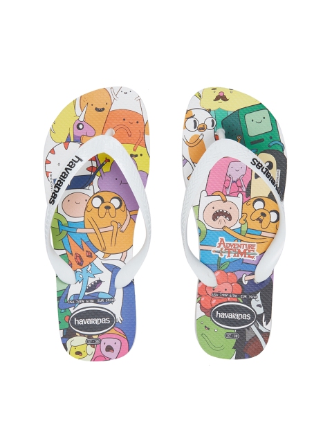 

Havaianas Men Hora Aven. White Printed Thong Flip-Flops