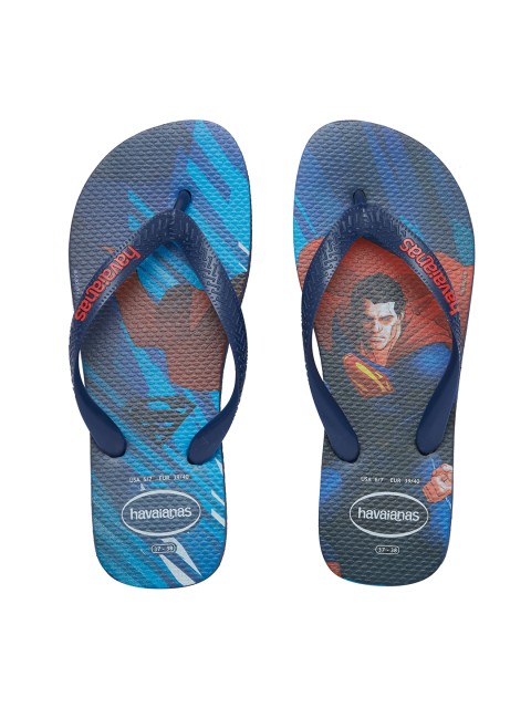 

Havaianas Men Top Herois Printed Superman Thong Flip-Flops, Blue
