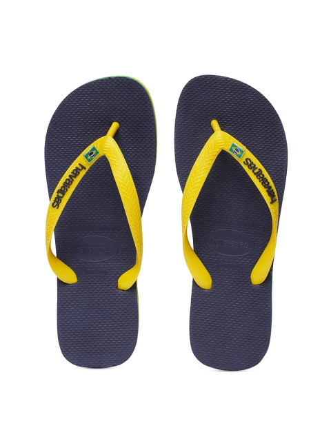 

Havaianas Men Blue Solid Thong Flip-Flops