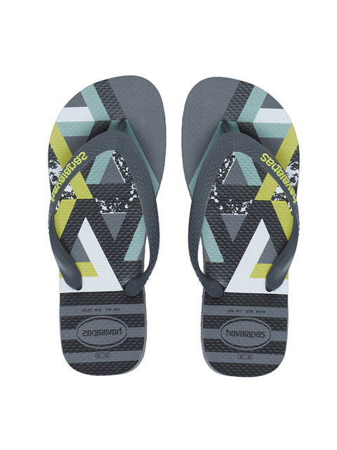 

Havaianas Men Trend Grey Printed Thong Flip-Flops