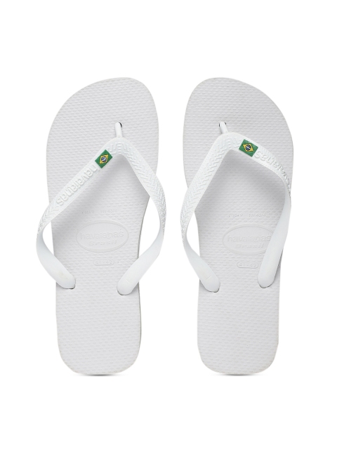 

Havaianas Men White Solid Thong Flip-Flops