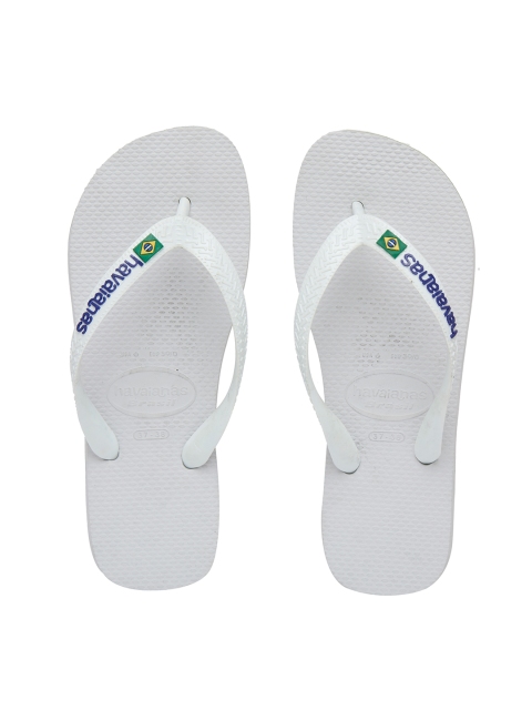 

Havaianas Men White Solid Thong Flip-Flops