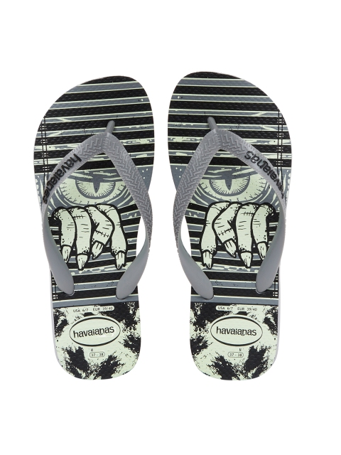 

Havaianas Men 4 Nite Beige Printed Thong Flip-Flops