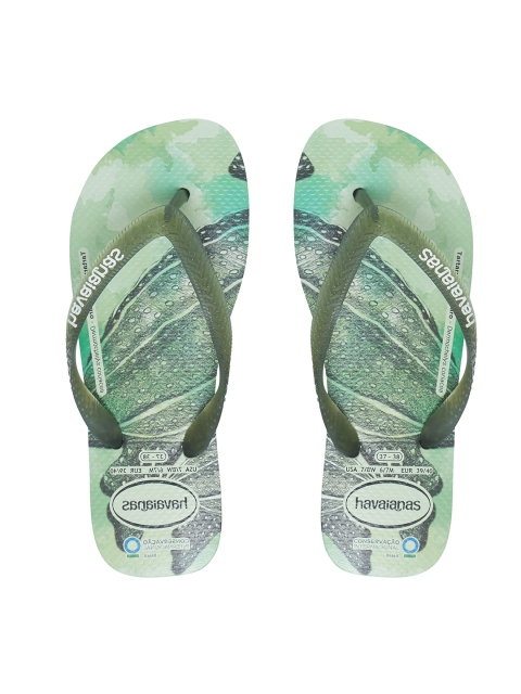 

Havaianas Men Cons. Int. Green Printed Thong Flip-Flops