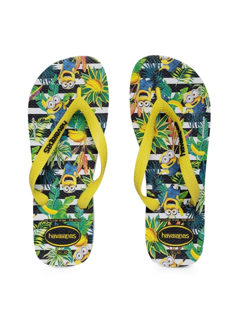 

Havaianas Men Minion Yellow Printed Thong Flip-Flops