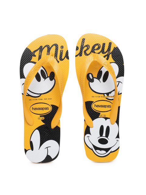 

Havaianas Men Top Disney Yellow Printed Thong Flip-Flops