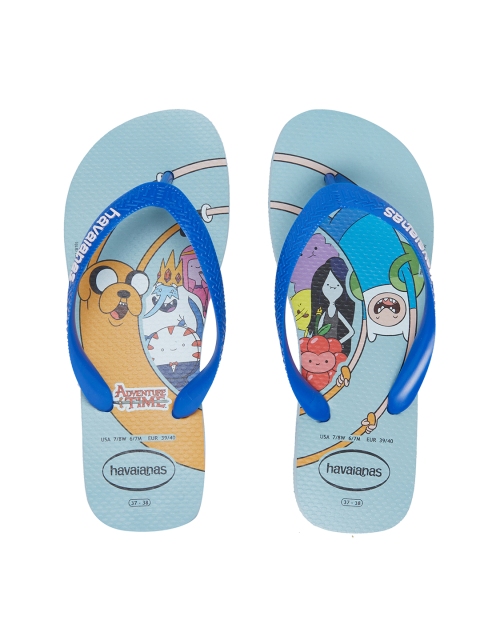 

Havaianas Men Hora Aven. Blue Printed Thong Flip-Flops