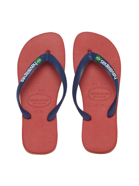 

Havaianas Men Red Solid Thong Flip-Flops