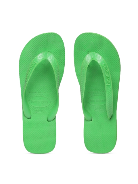 

Havaianas Men Green Solid Thong Flip-Flops