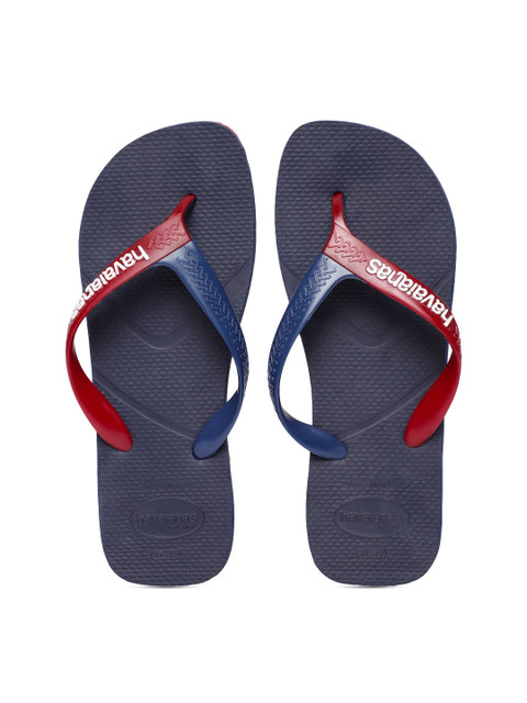 

Havaianas Men Casual Blue Solid Thong Flip-Flops