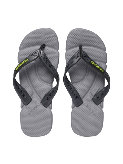 

Havaianas Men Power Grey Solid Thong Flip-Flops