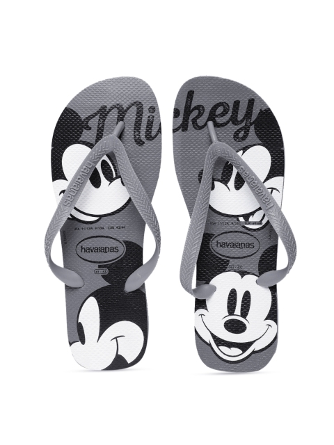 

Havaianas Men Top Disney Grey Printed Thong Flip-Flops