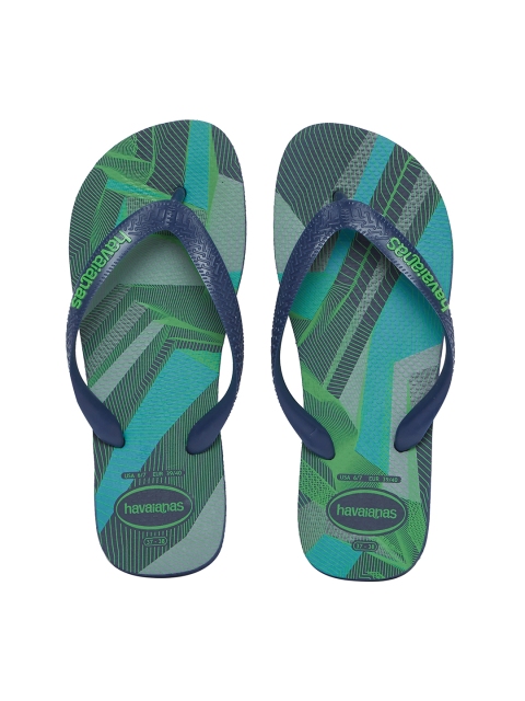 

Havaianas Men Trend Navy Blue Printed Thong Flip-Flops, Multi