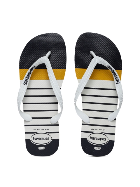 

Havaianas Men Top Nautical White Printed Thong Flip-Flops
