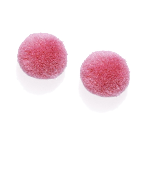 

Golden Peacock Pink Double Sided Circular Studs