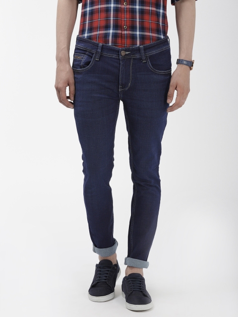 

The Indian Garage Co Men Blue Slim Fit Mid-Rise Clean Look Jeans