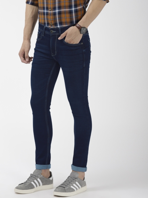 

The Indian Garage Co Men Blue Slim Fit Mid-Rise Clean Look Jeans