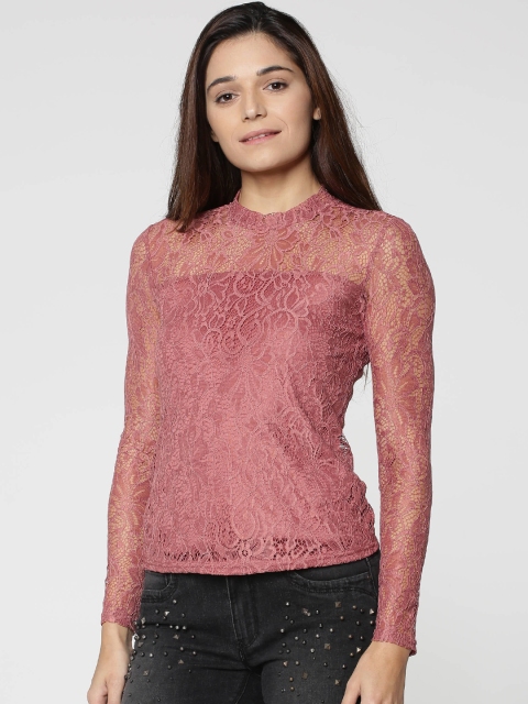 

ONLY Women Rose Solid Top