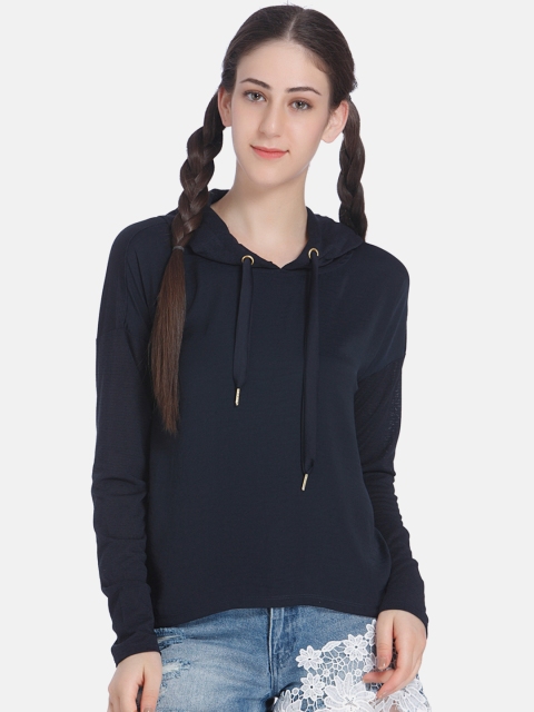 

ONLY Women Blue Solid Sweater