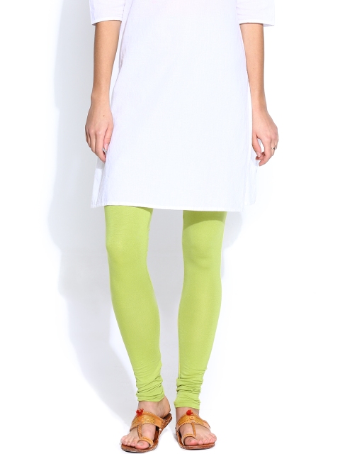

W Green Churidar Leggings