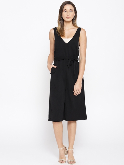

ONLY Women Black Solid Culotte Jumpsuit