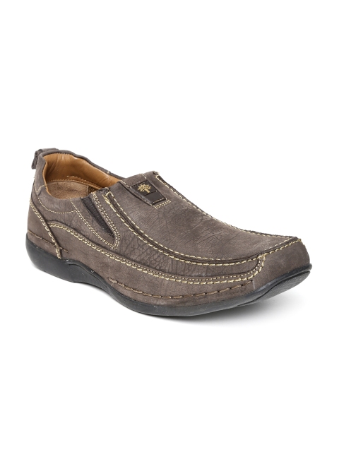 Woodland ProPlanet Men Brown Leather Slip-Ons available at myntra for Rs.1847
