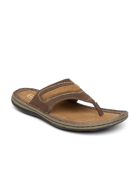 

Woodland Men Brown Leather Sandals
