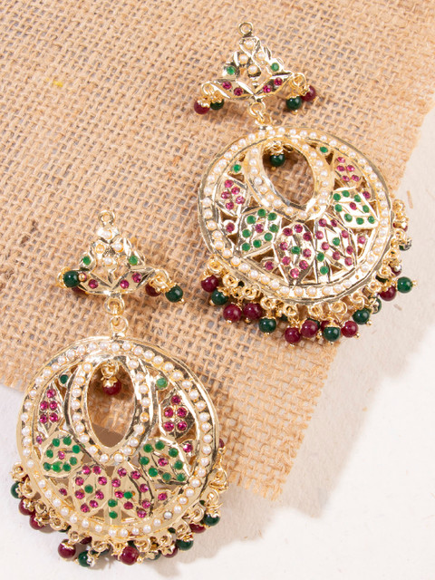 

AccessHer Gold-Plated & Jadau Circular Chandbalis