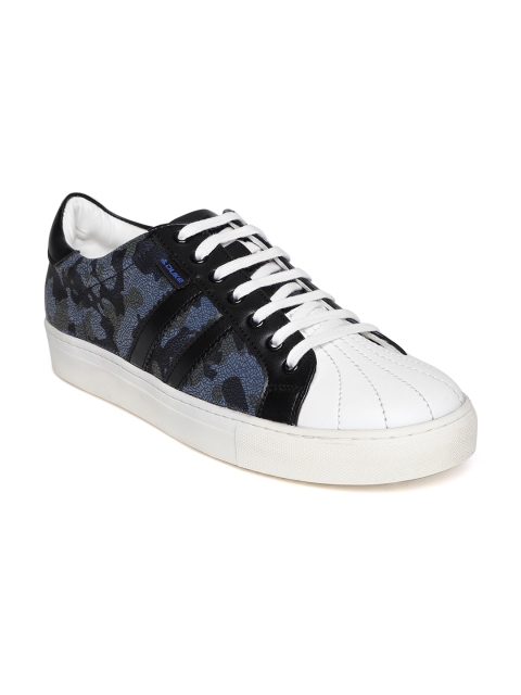 

Duke Men Navy Blue & Black Printed Sneakers