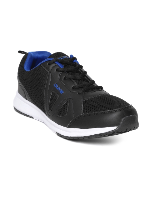 

Duke Men Black Walking Shoes