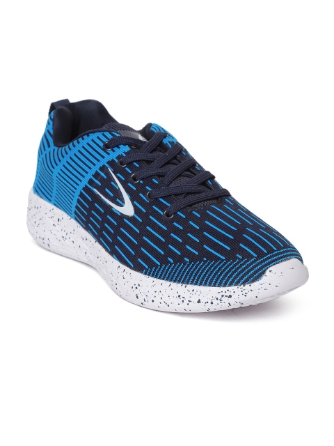 

Duke Men Blue Woven Design Running Shoes