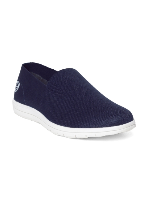 

Duke Men Navy Blue Slip-On Walking Shoes