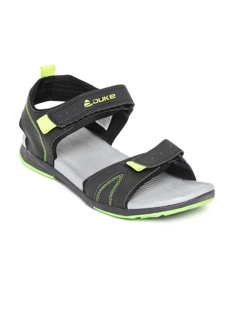 

Duke Men Black Sports Sandals