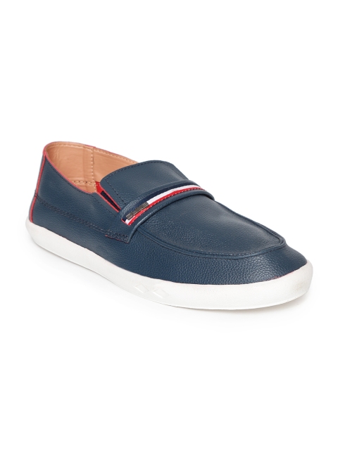 

Duke Men Navy Blue Slip-On Sneakers