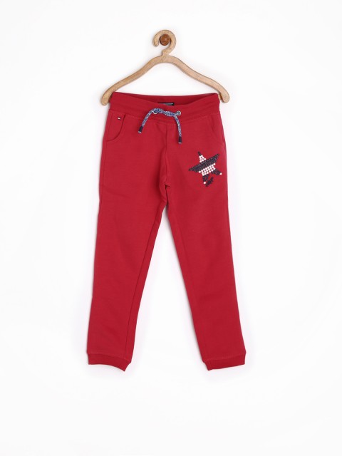 

Tommy Hilfiger Girls Red Track Pants