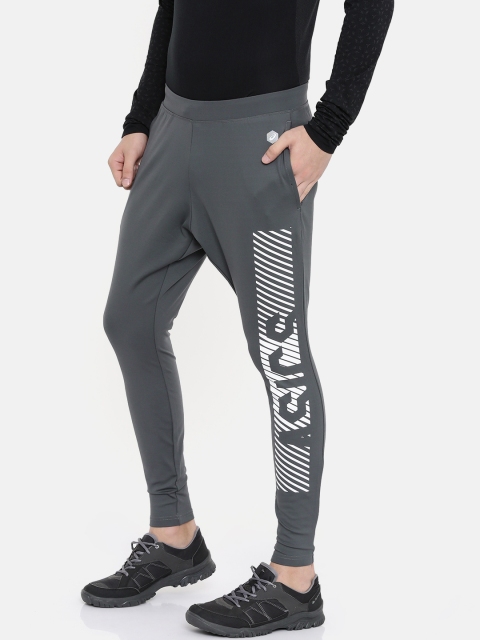 

ASICS Men Grey Printed Sd Fitted Training Tights