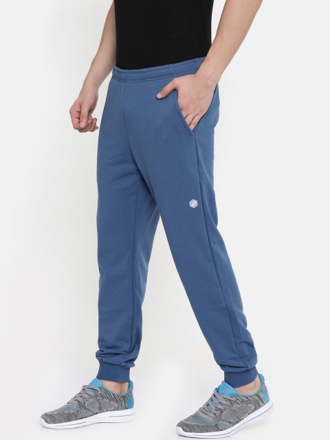 

ASICS Men Blue Solid Regular Fit Essential French Terry Training Joggers