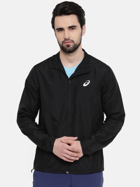 

ASICS Men Black Solid Lightweight Sporty Jacket
