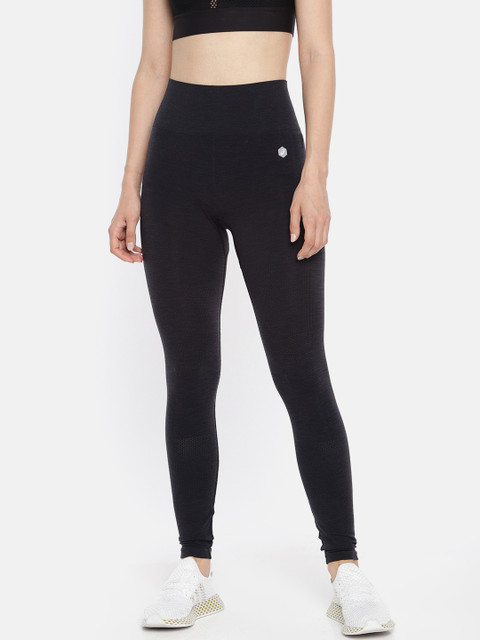 

ASICS Women Black Solid Tights