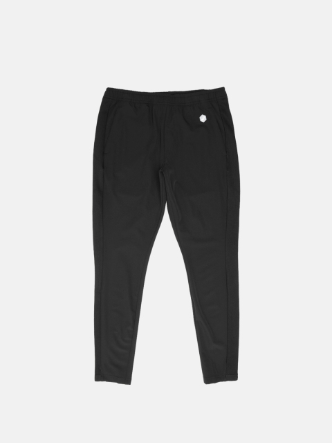 

ASICS Men Black Solid Slim Fit Woven Hybrid Track Pants