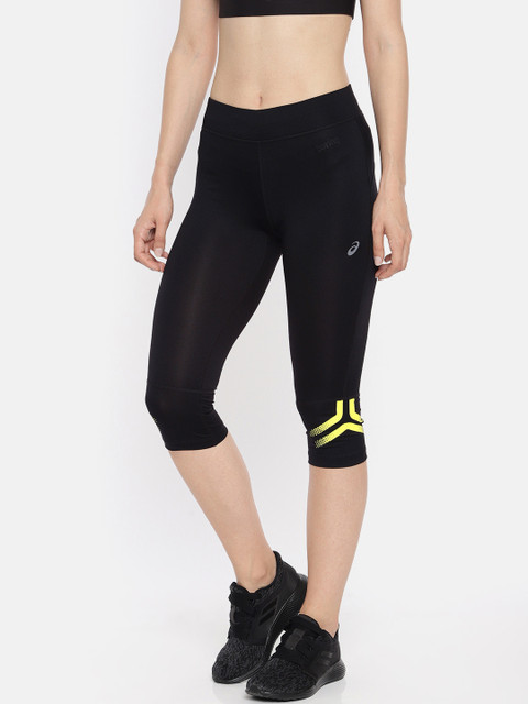 

ASICS Women Black Solid 3/4th Tights
