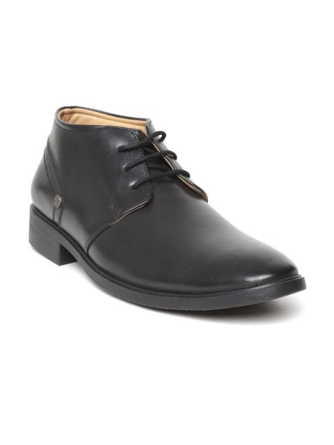 

Duke Men Black Solid Formal Derbys