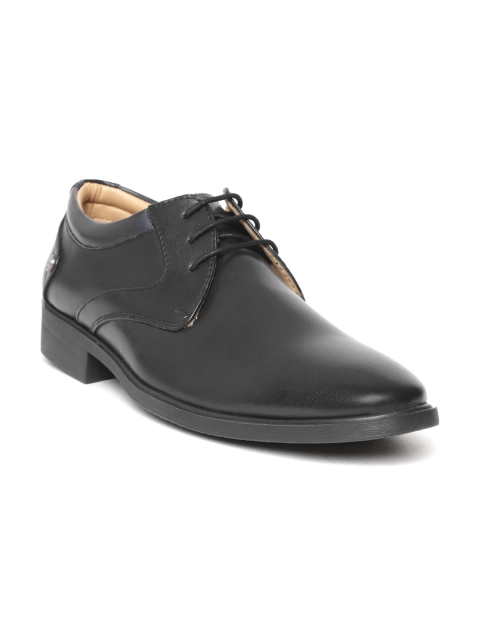 

Duke Men Black Solid Formal Derbys