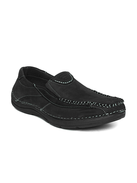 

Numero Uno Men Black Suede Loafers